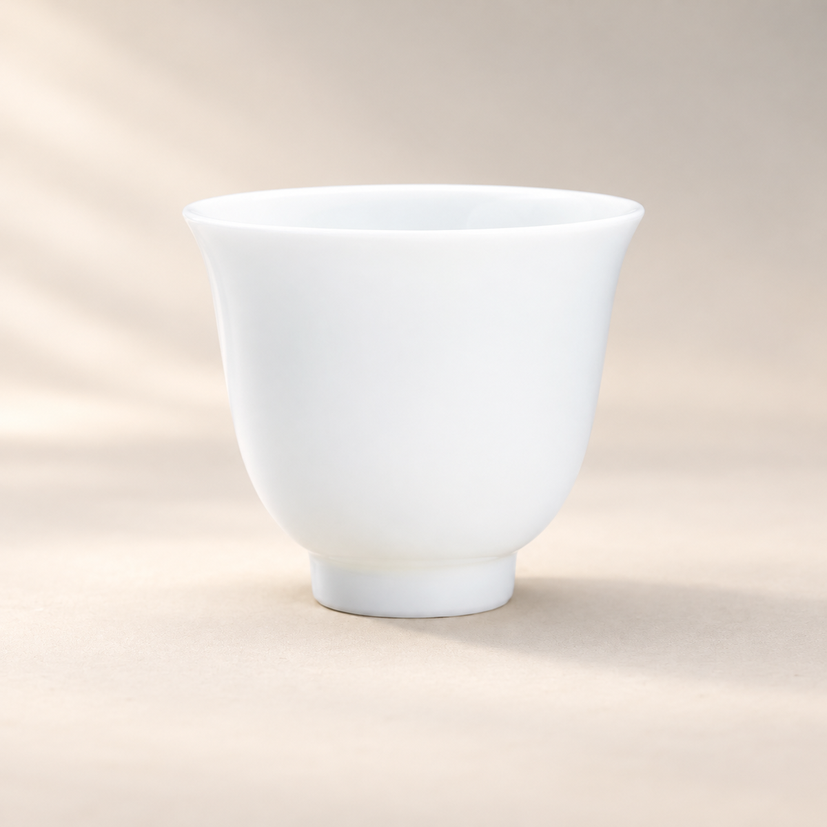 Quiet Form White Ceramic Tea Cup — image 21