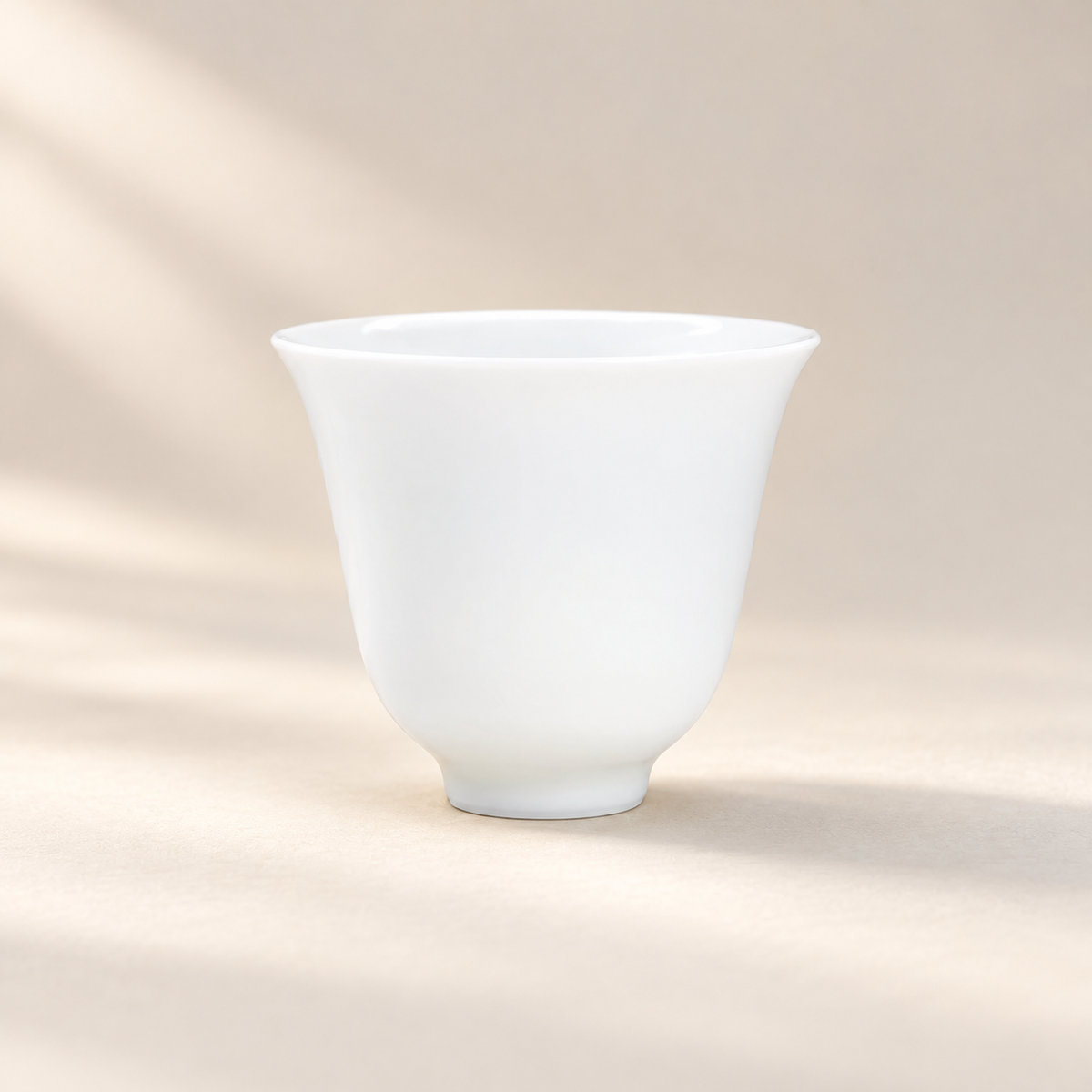 Quiet Form White Ceramic Tea Cup — image 38