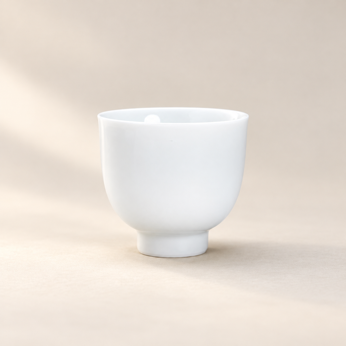 Quiet Form White Ceramic Tea Cup — image 43