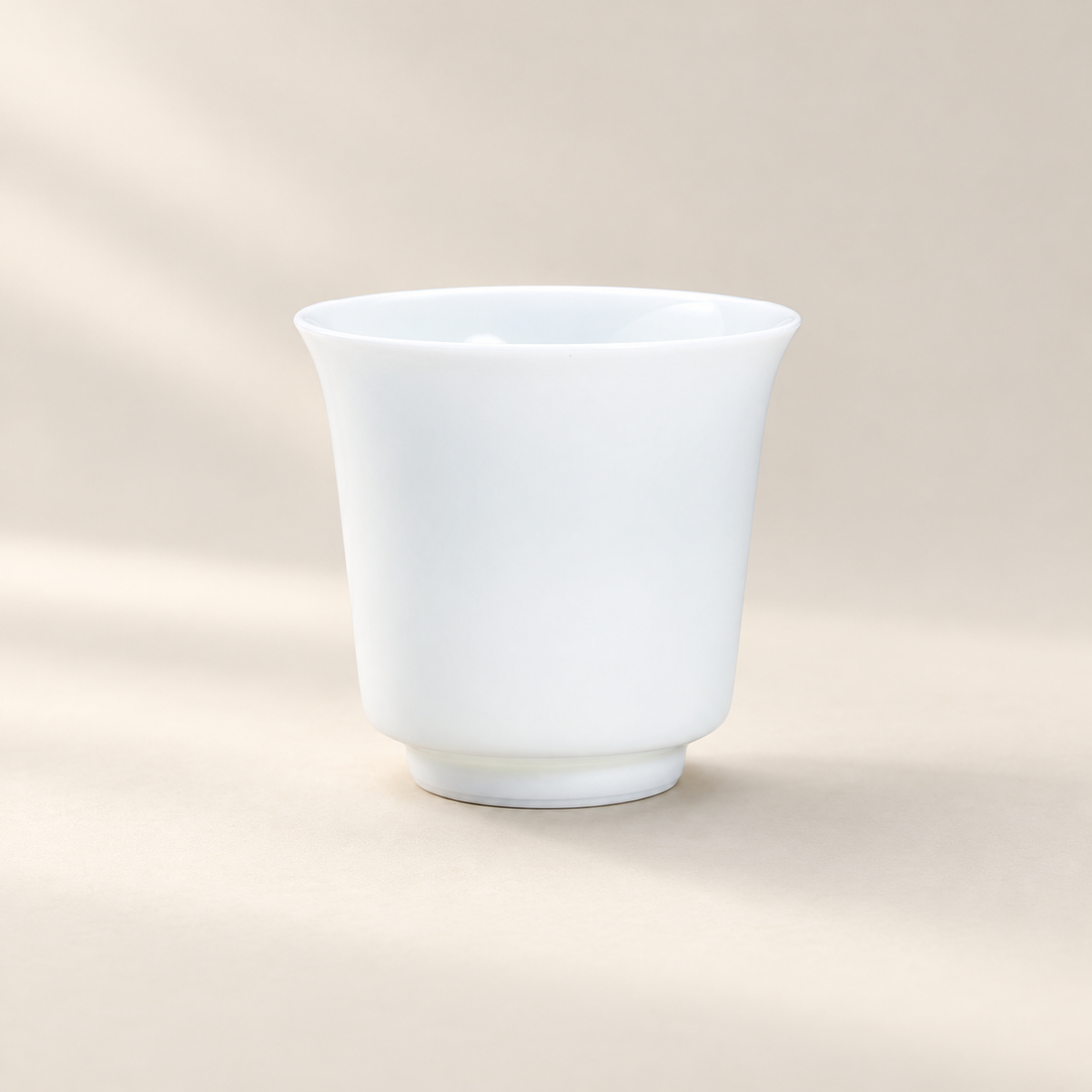 Quiet Form White Ceramic Tea Cup — image 44