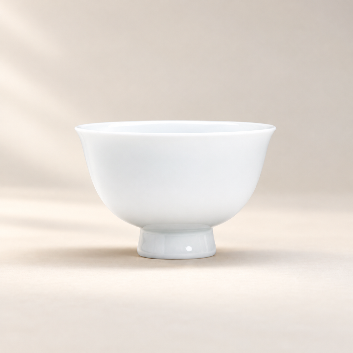 Quiet Form White Ceramic Tea Cup — image 48