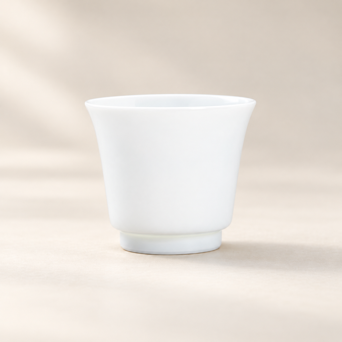 Quiet Form White Ceramic Tea Cup — image 51