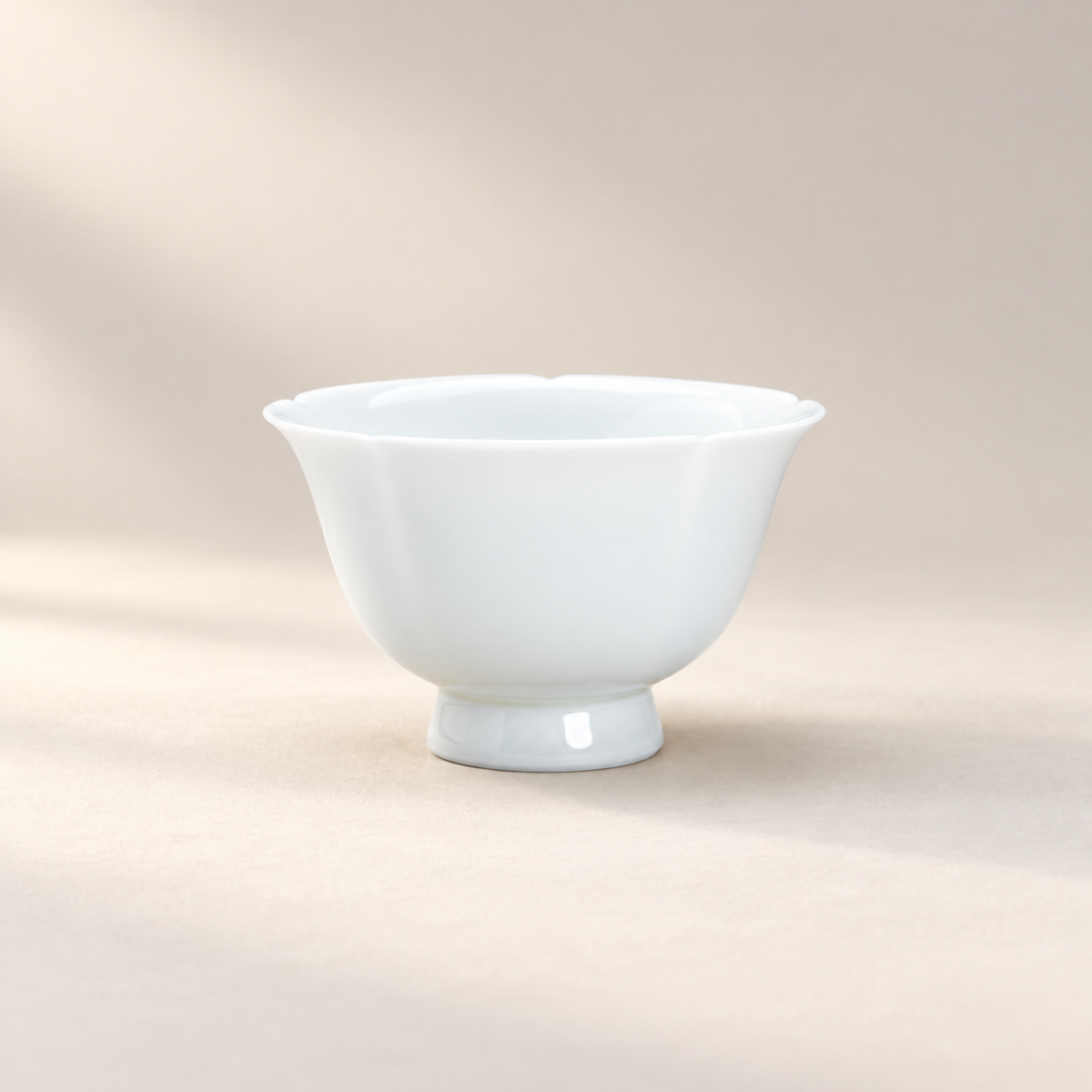 Quiet Form White Ceramic Tea Cup — image 57