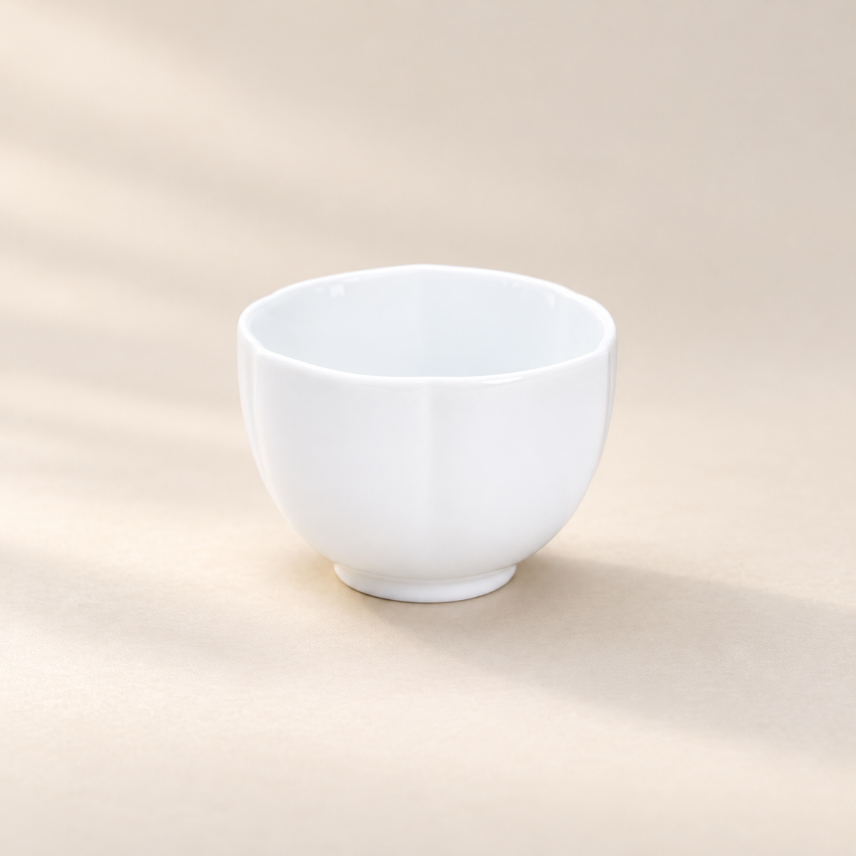Quiet Form White Ceramic Tea Cup — image 63