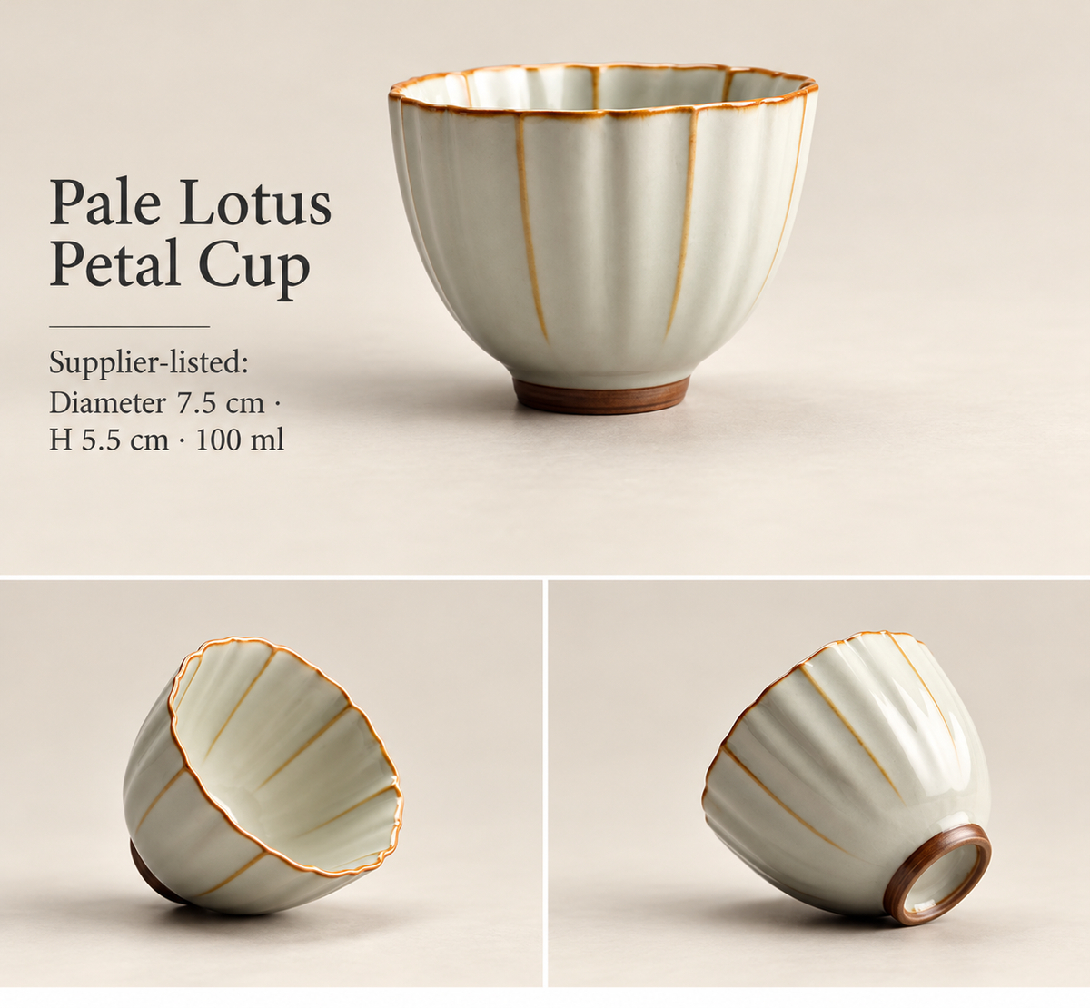 Pale Lotus Petal Cup