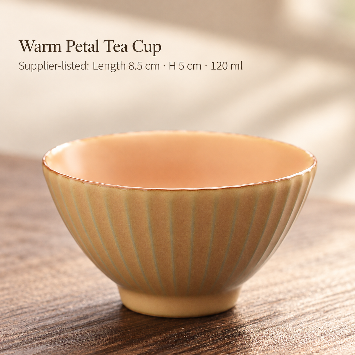 Warm Petal Tea Cup