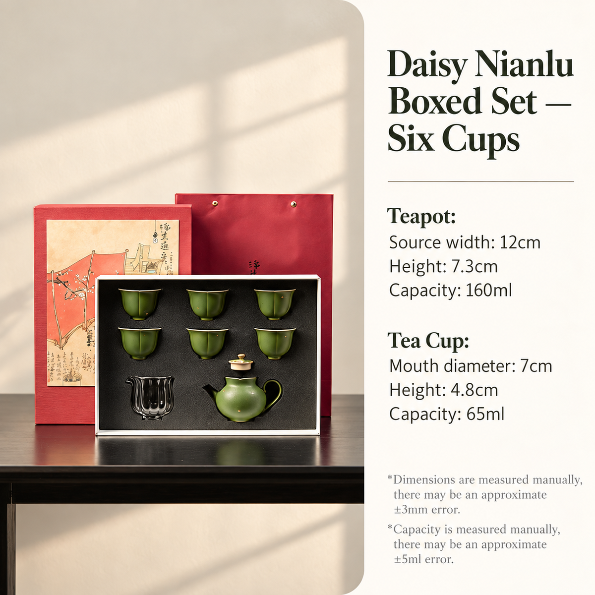 Daisy Nianlu Boxed Set — Six Cups