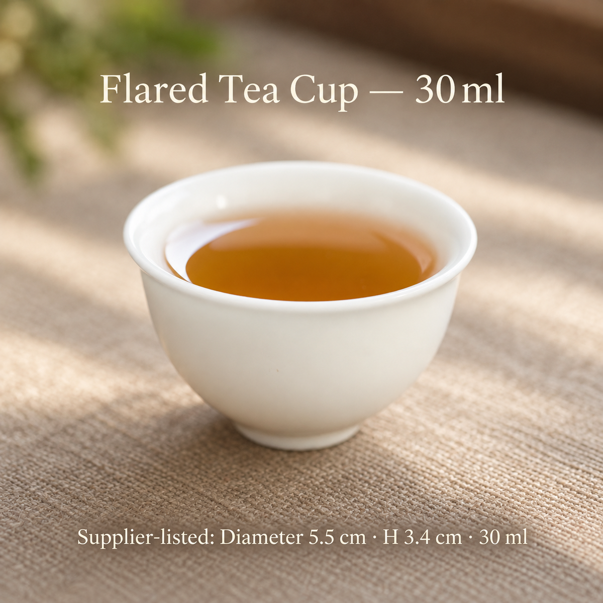 Flared Tea Cup — 30 ml