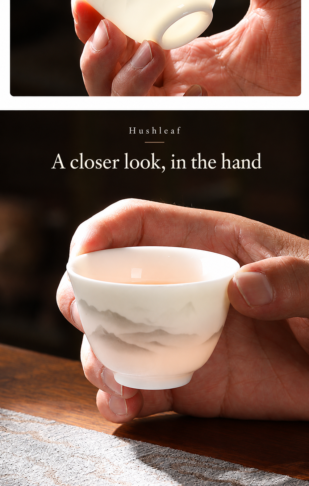 A closer look, in the hand