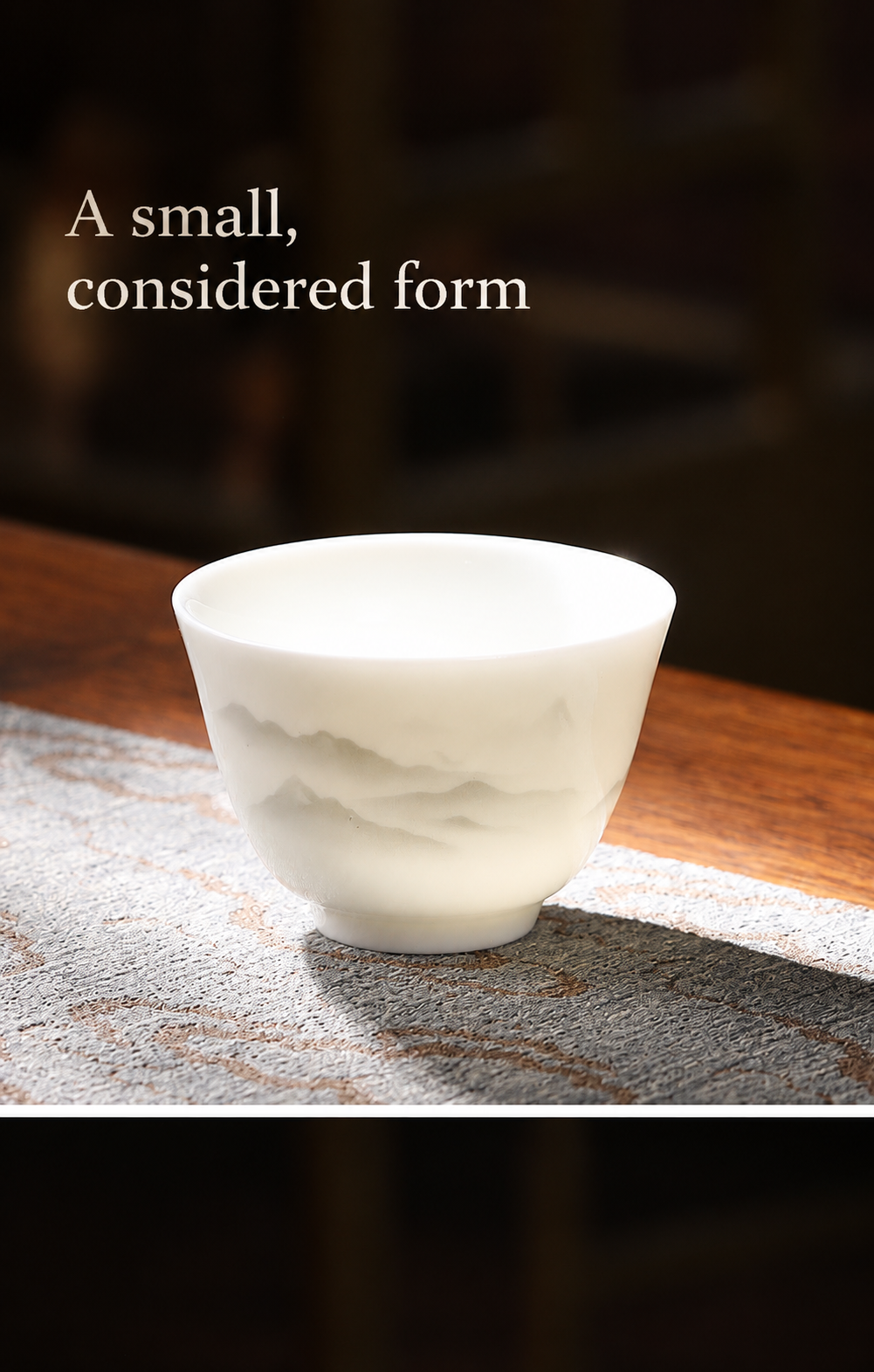 A small, considered form