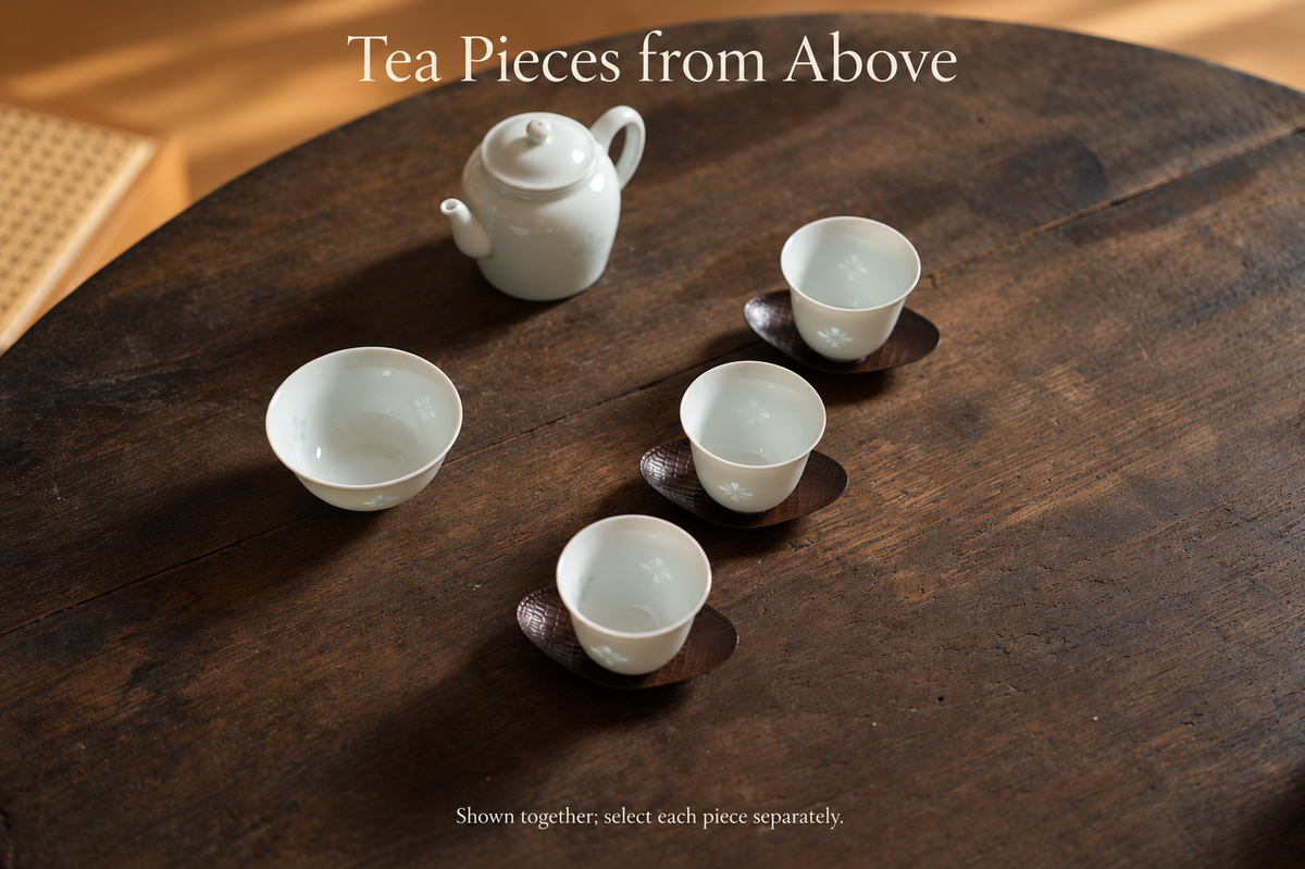Tea Pieces from Above