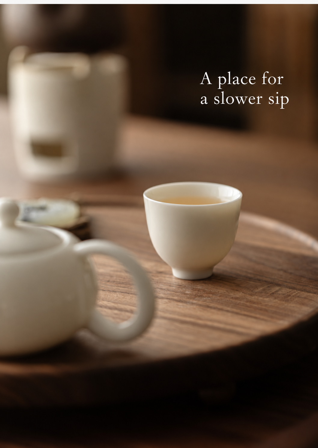 A place for a slower sip