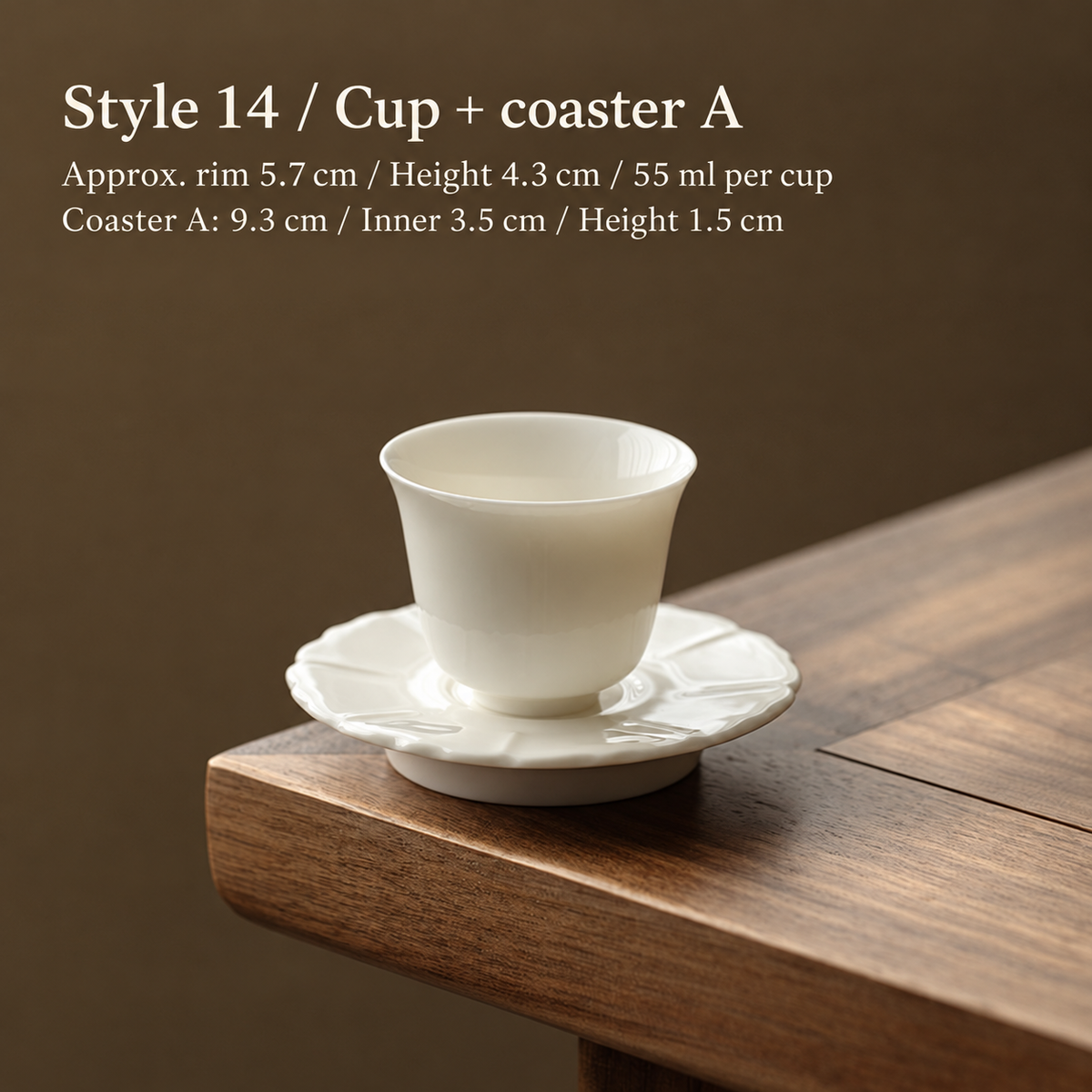 Style 14 / Cup + coaster A