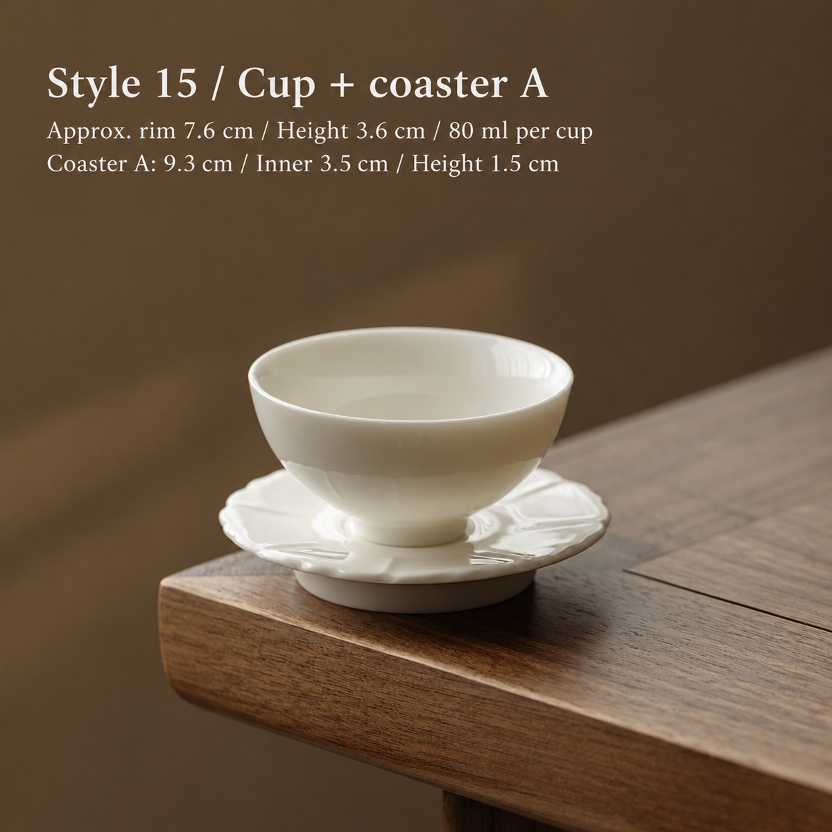 Style 15 / Cup + coaster A
