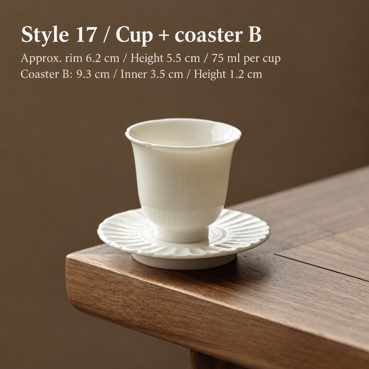 Style 17 / Cup + coaster B