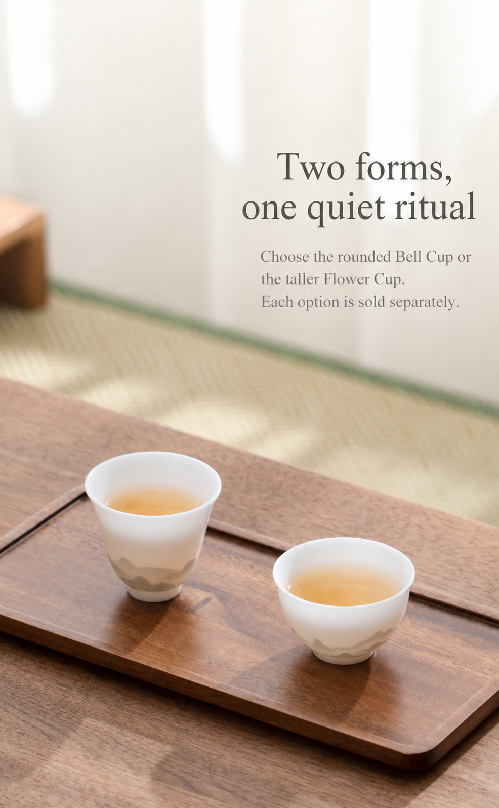 Two forms, one quiet ritual