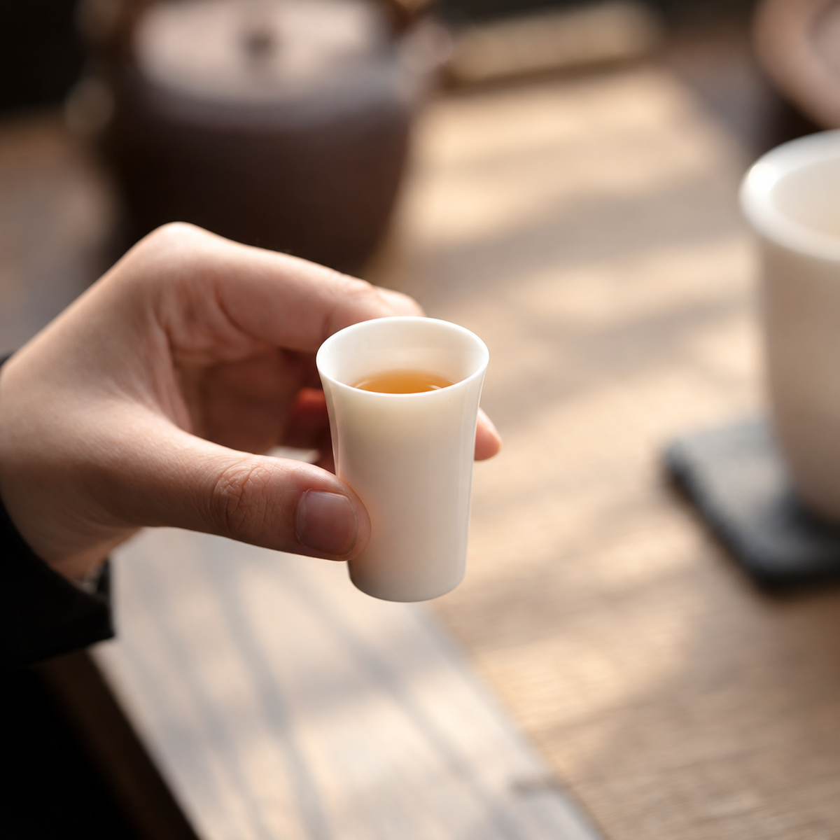 Plain Porcelain Aroma Cup — image 2