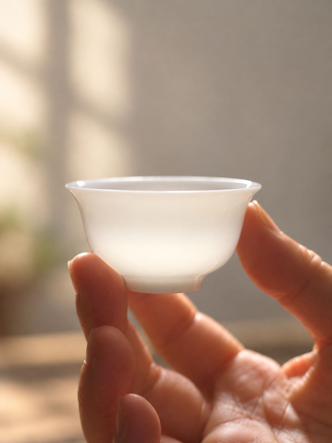 White Porcelain Tea Cups · Single & Three-Cup Options — image 4