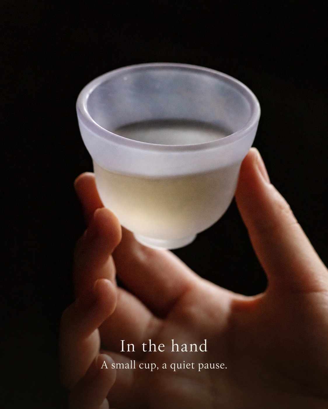 In the hand
