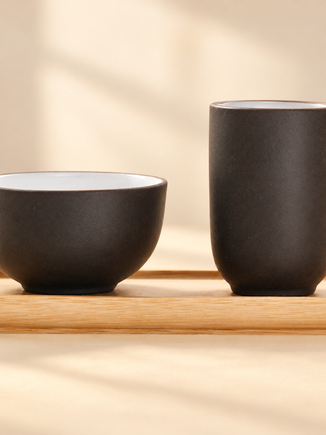 Aroma & Tasting Cups with Bamboo Tray — image 5