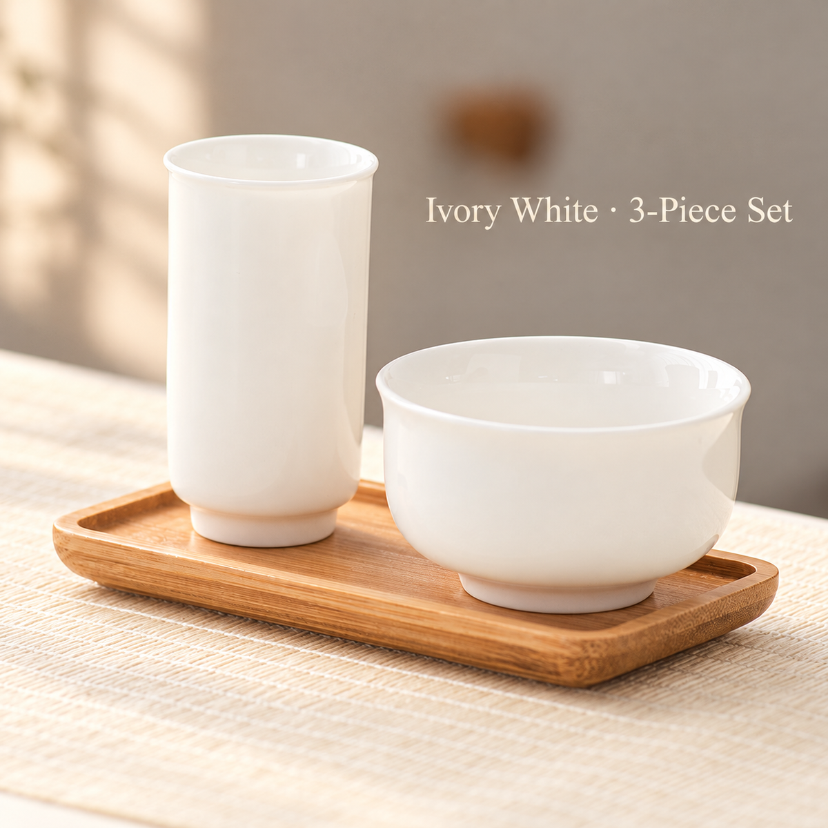 Ivory White · 3-Piece Set