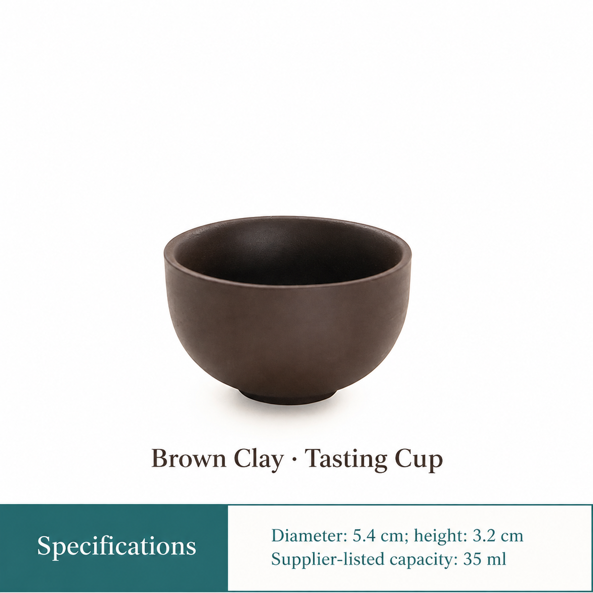 Brown Clay · Tasting Cup