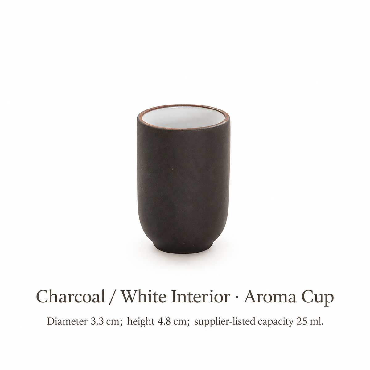 Charcoal / White Interior · Aroma Cup