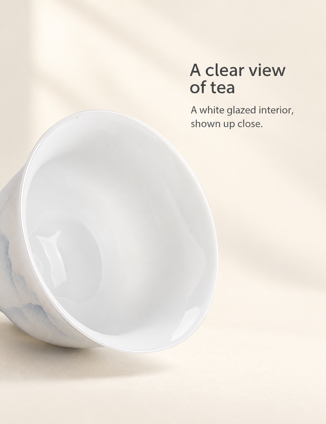 A clear view of tea