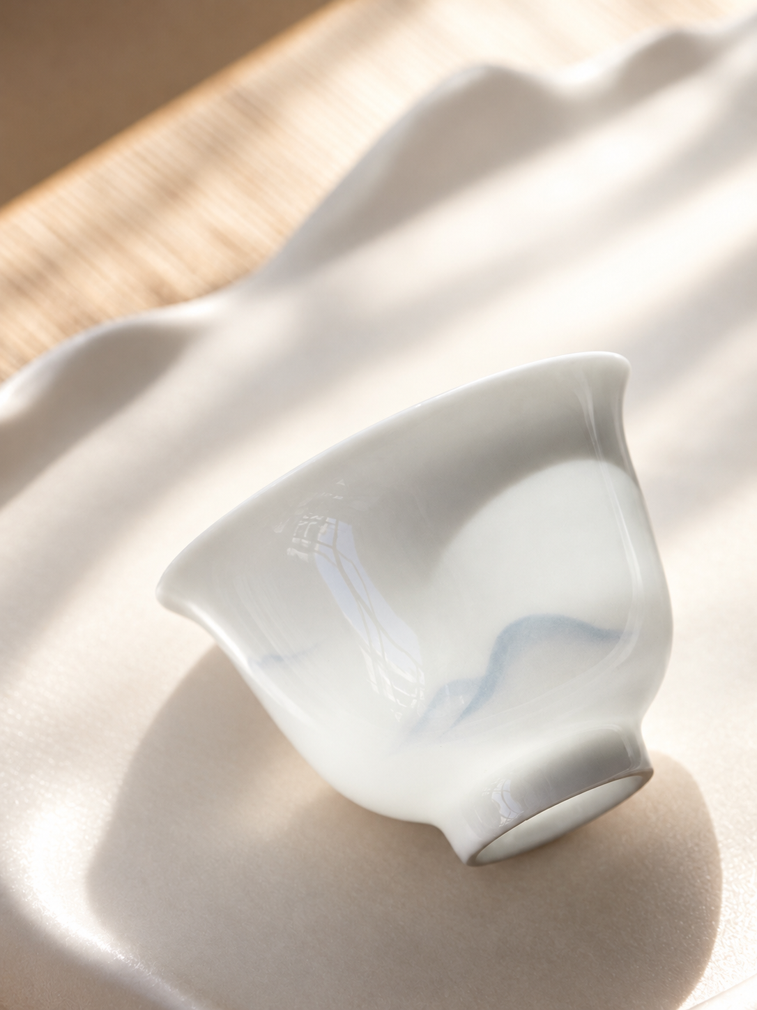 Distant Mountain Porcelain Tea Cup — image 4