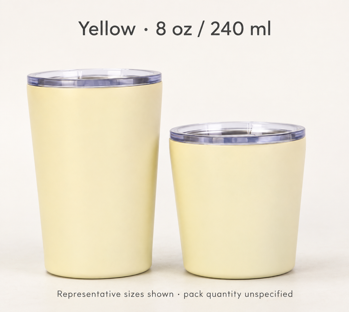 Yellow · 8 oz / 240 ml