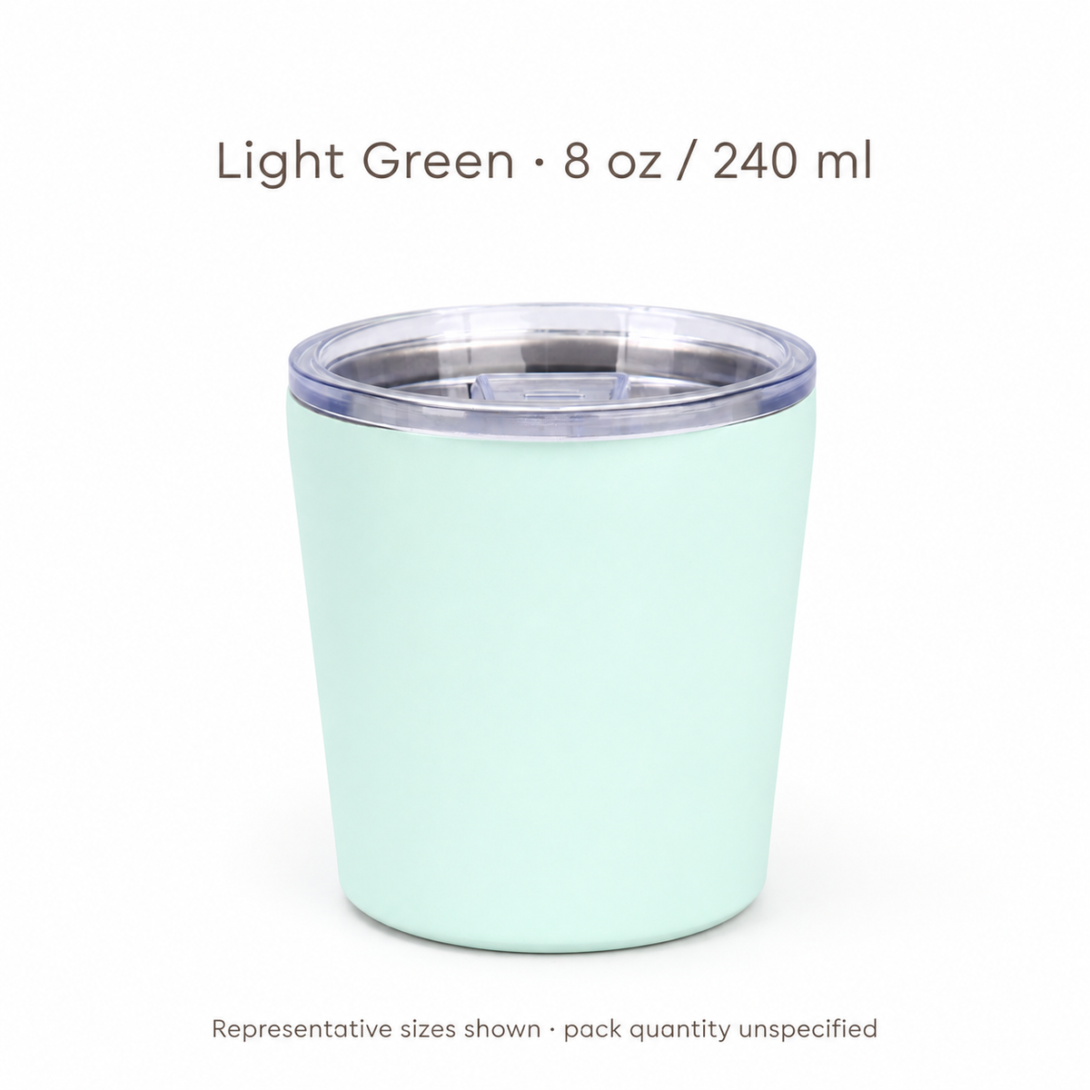 Light Green · 8 oz / 240 ml