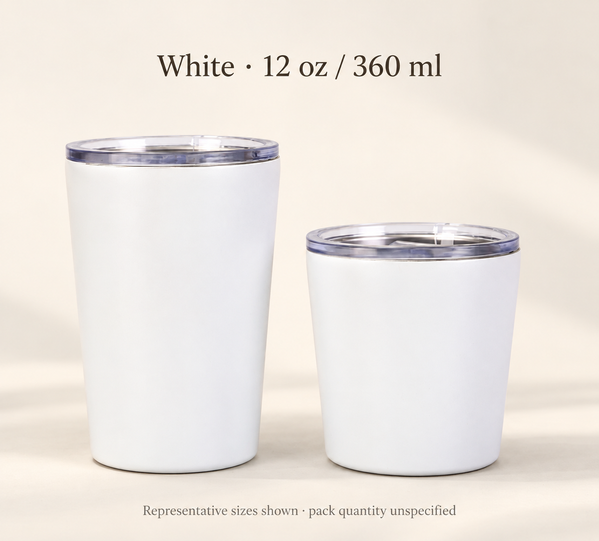 White · 12 oz / 360 ml