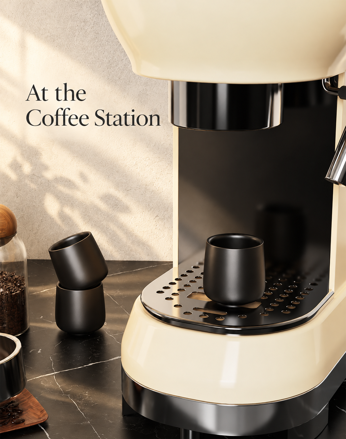 At the Coffee Station
