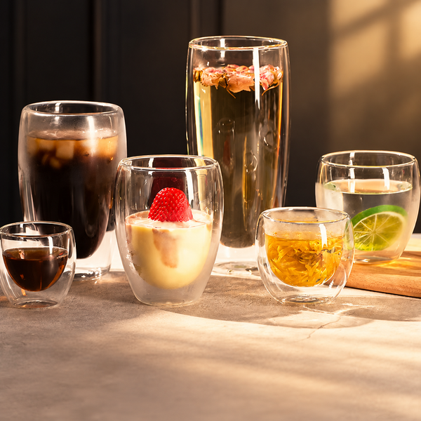Clear Double-Wall Glass Cups & Mugs