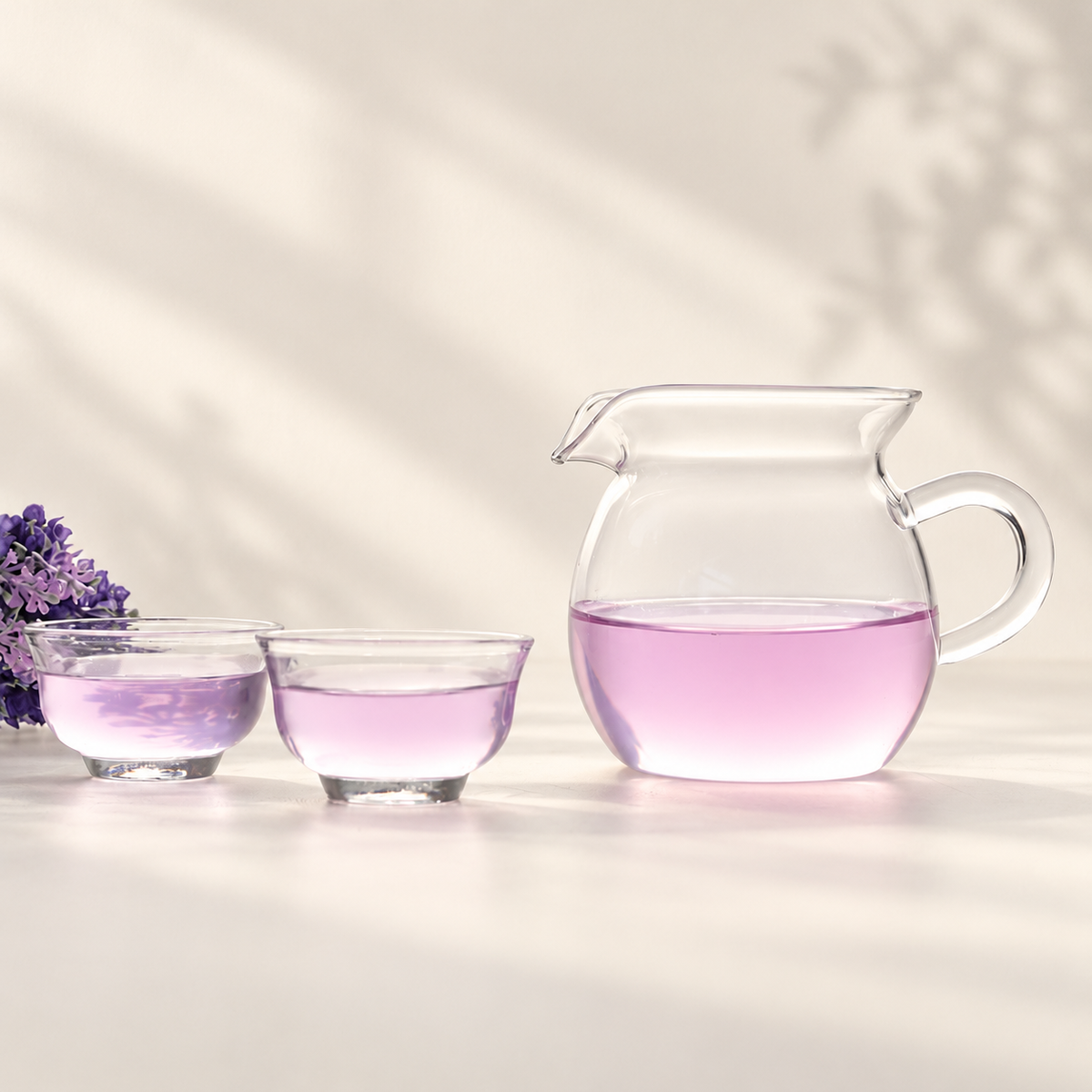 Rounded Glass Gongfu Tea Pitcher · 250 ml — image 5