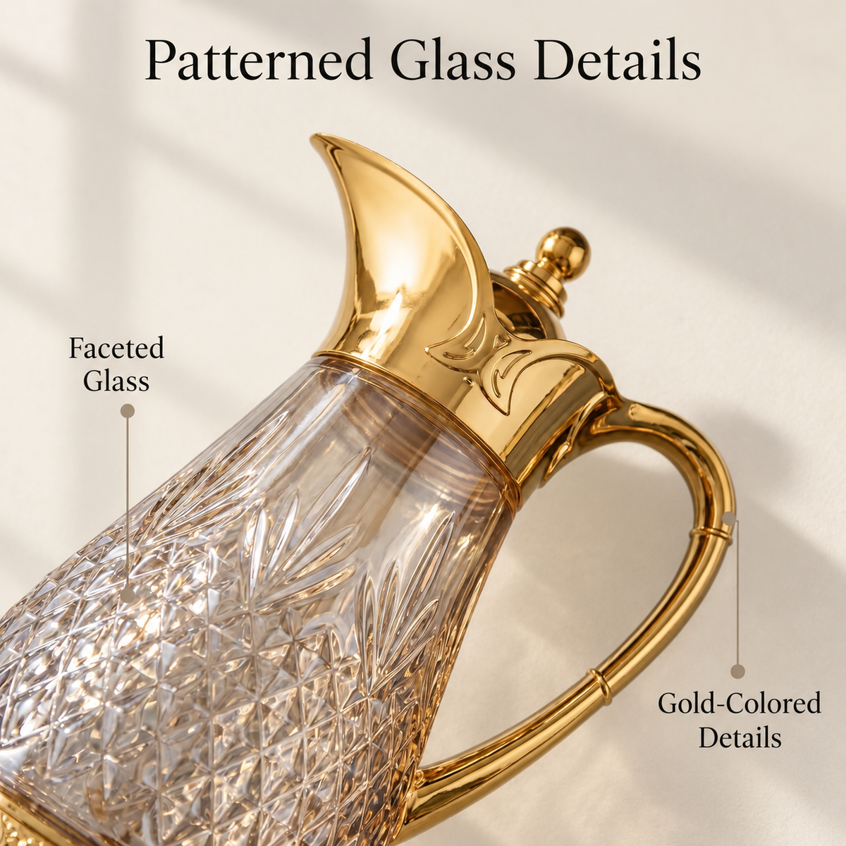 Light on Patterned Glass