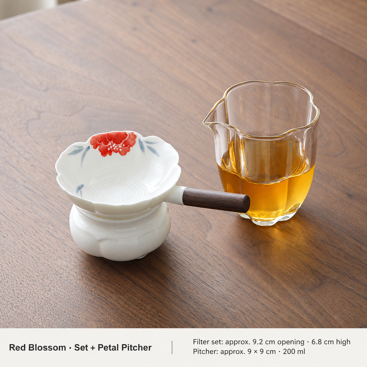 Red Blossom · Set + Petal Pitcher