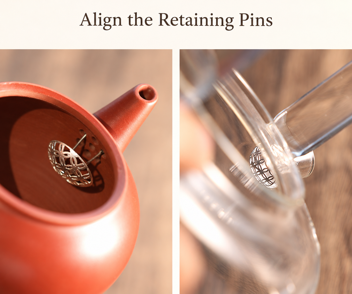 Align the Retaining Pins