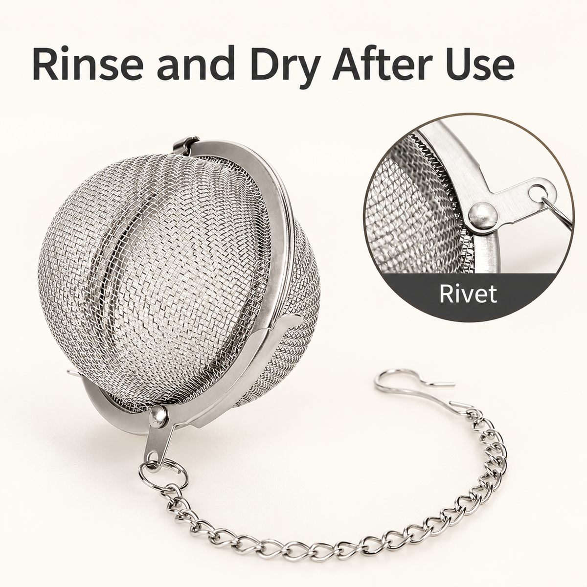 Rinse and Dry After Use