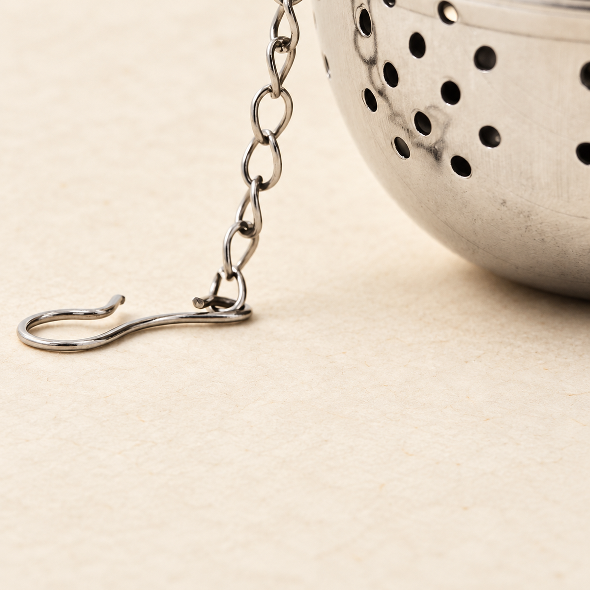 Perforated Tea Infuser with Chain — image 5