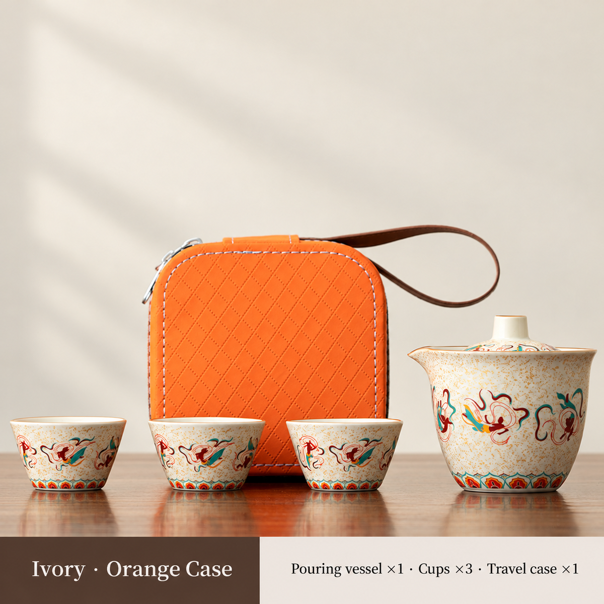 Dunhuang Ceramic Travel Tea Set — image 19