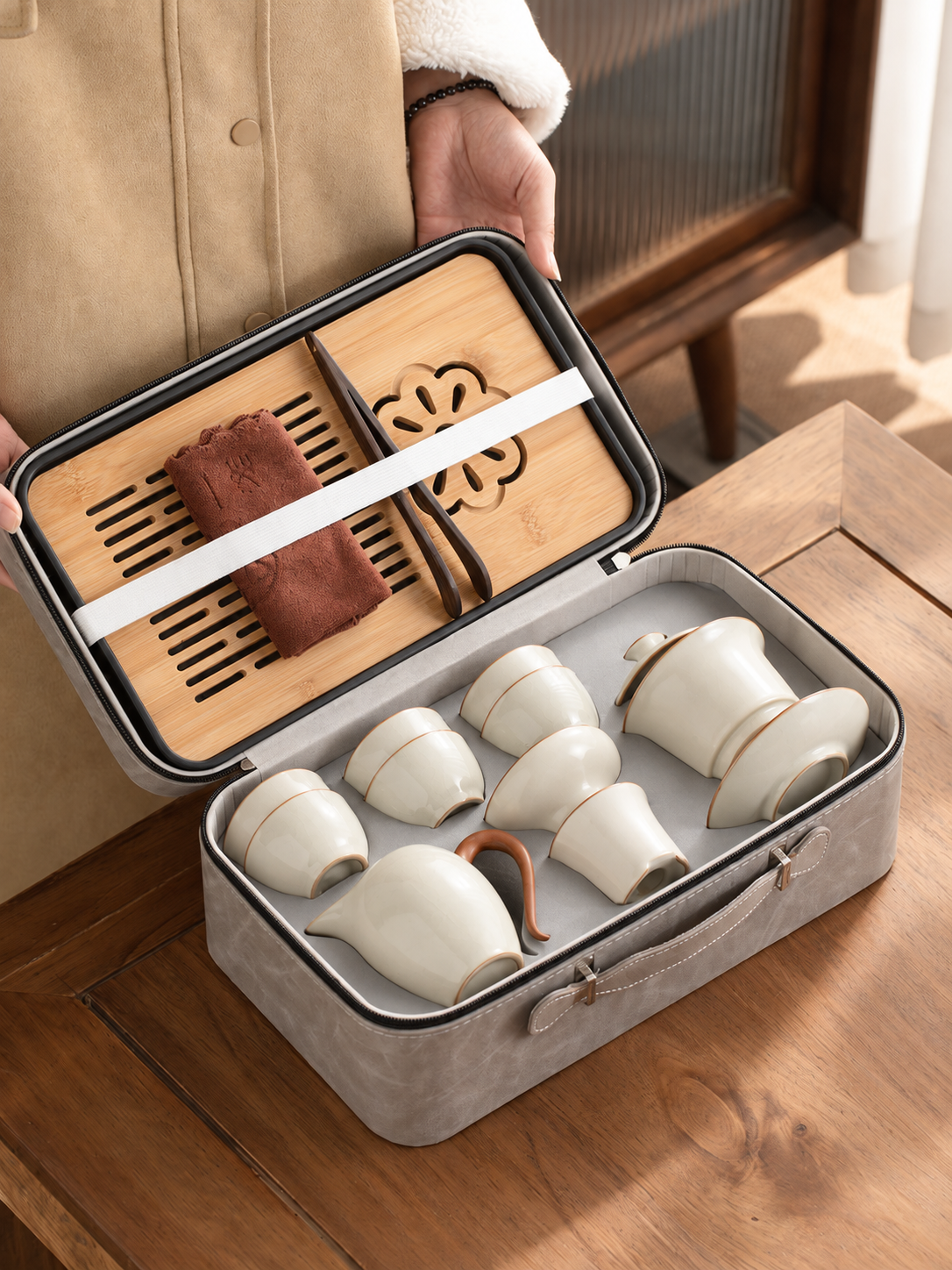 Quiet Journey Ceramic Travel Tea Set — image 2