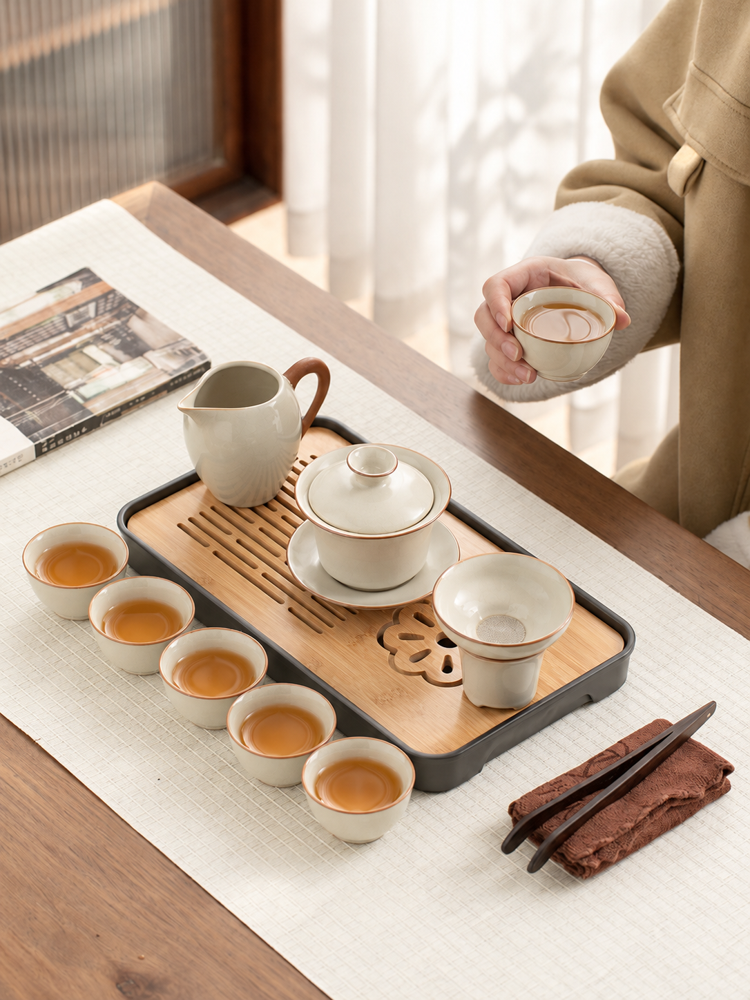 Quiet Journey Ceramic Travel Tea Set — image 5