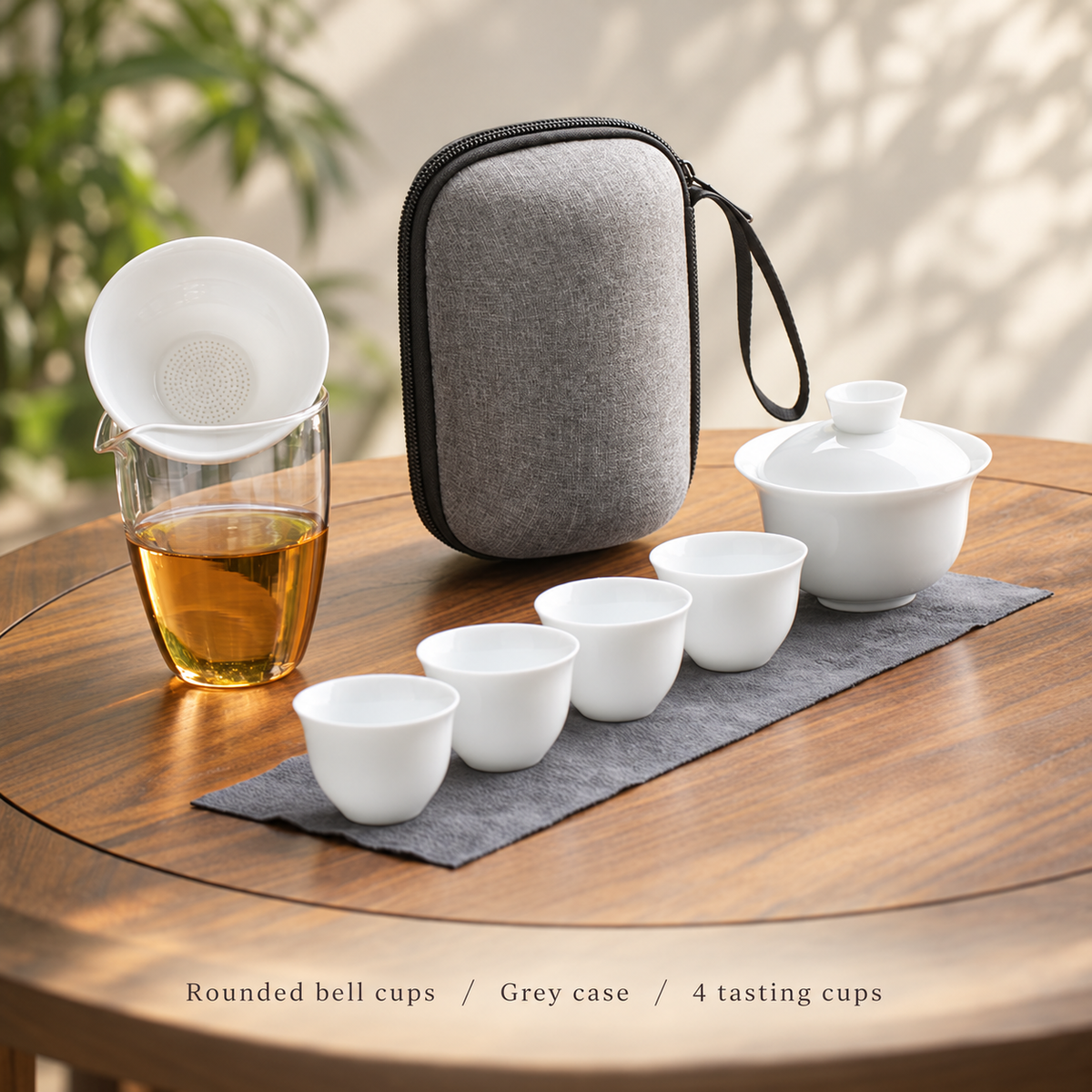 Rounded bell cups / Grey case