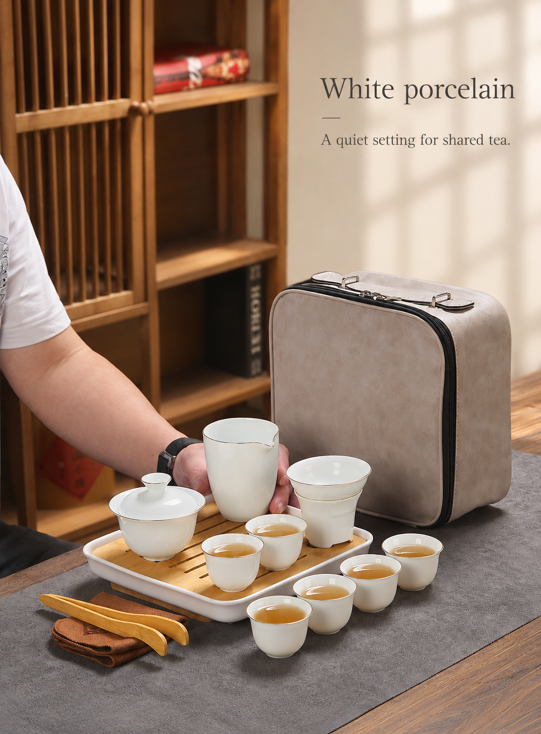 White porcelain