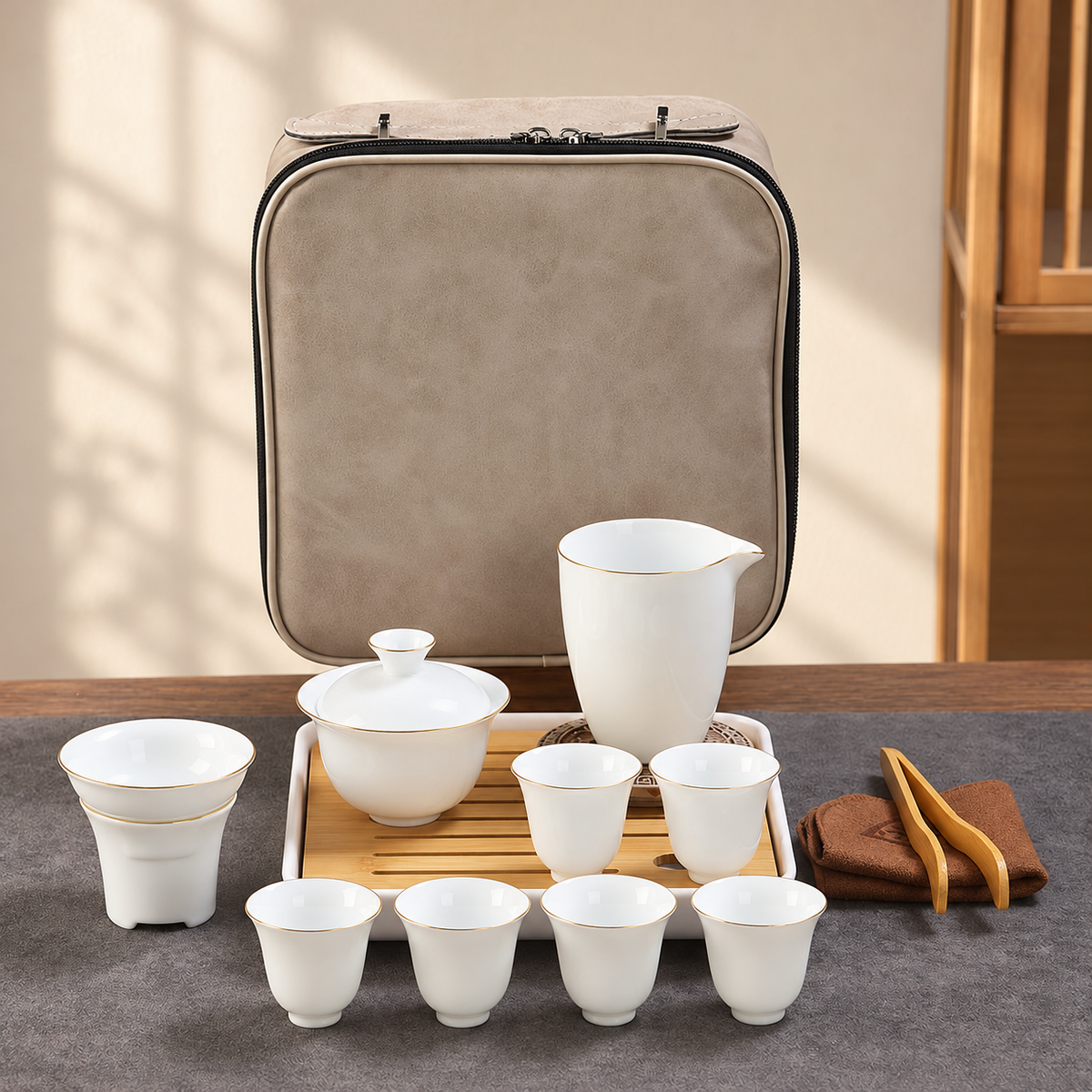Gold-rim Meiren — 6 Cups