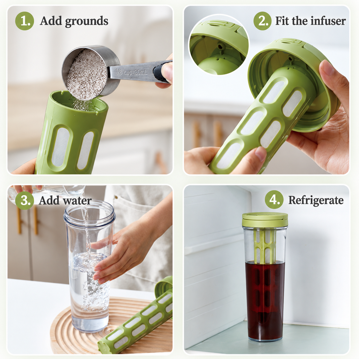 Cold Brew Bottle with Folding Ring Handle — image 5