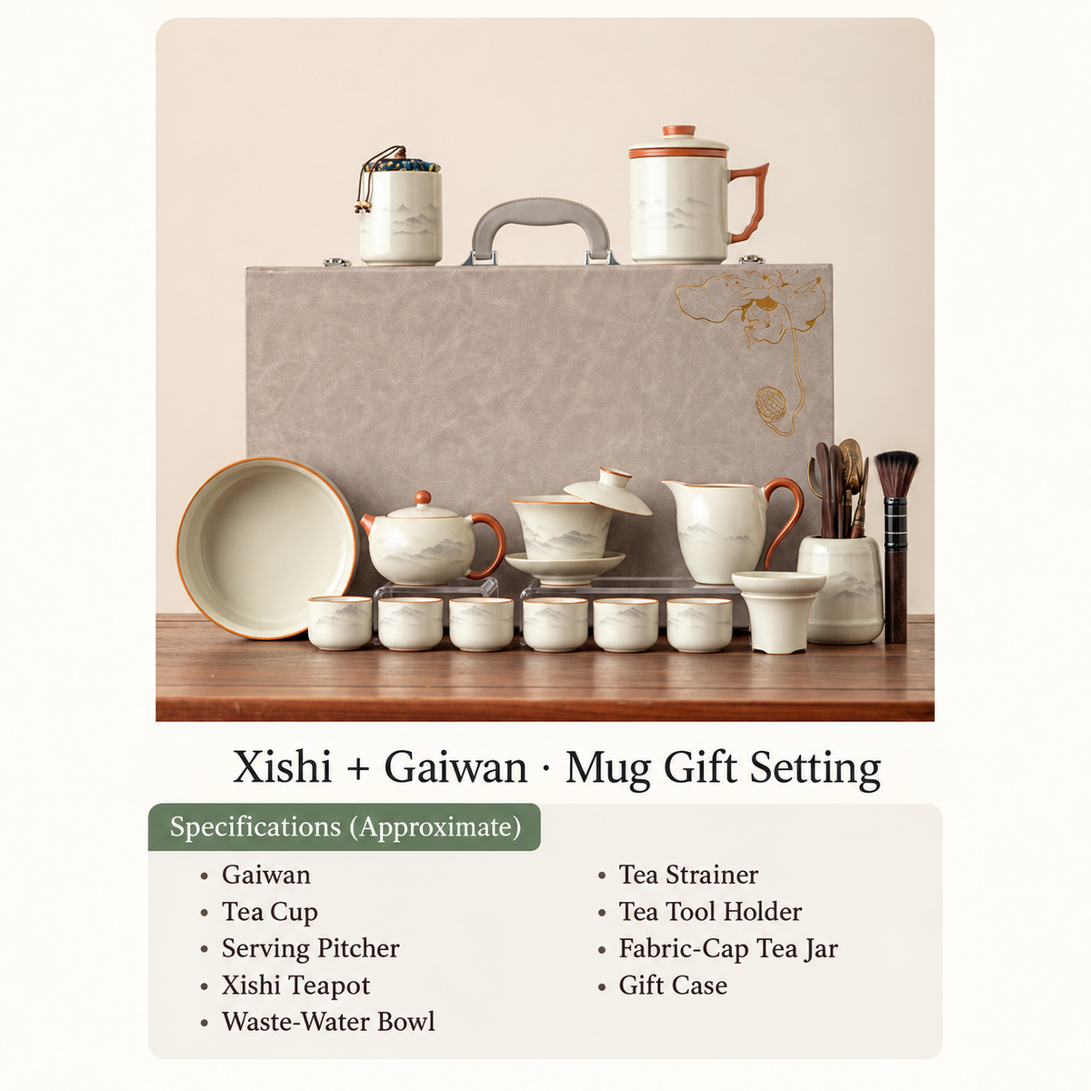 Mountain Landscape Ceramic Gongfu Tea Sets — image 38