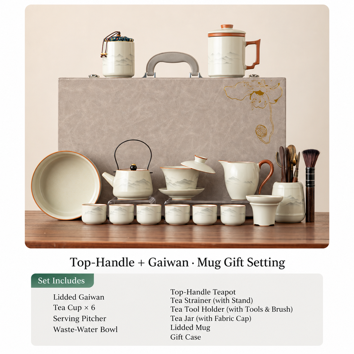 Top-Handle + Gaiwan - Mug Gift Setting