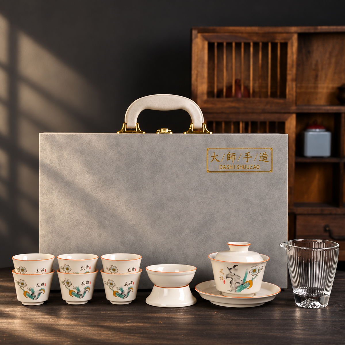 Ivory Ceramic Gongfu Tea Set — image 7